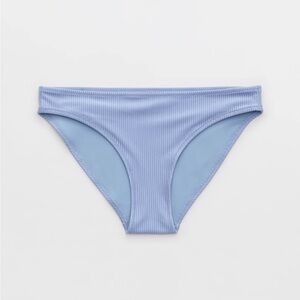 Aerie Shimmery Ribbed Blue Bikini Bottom